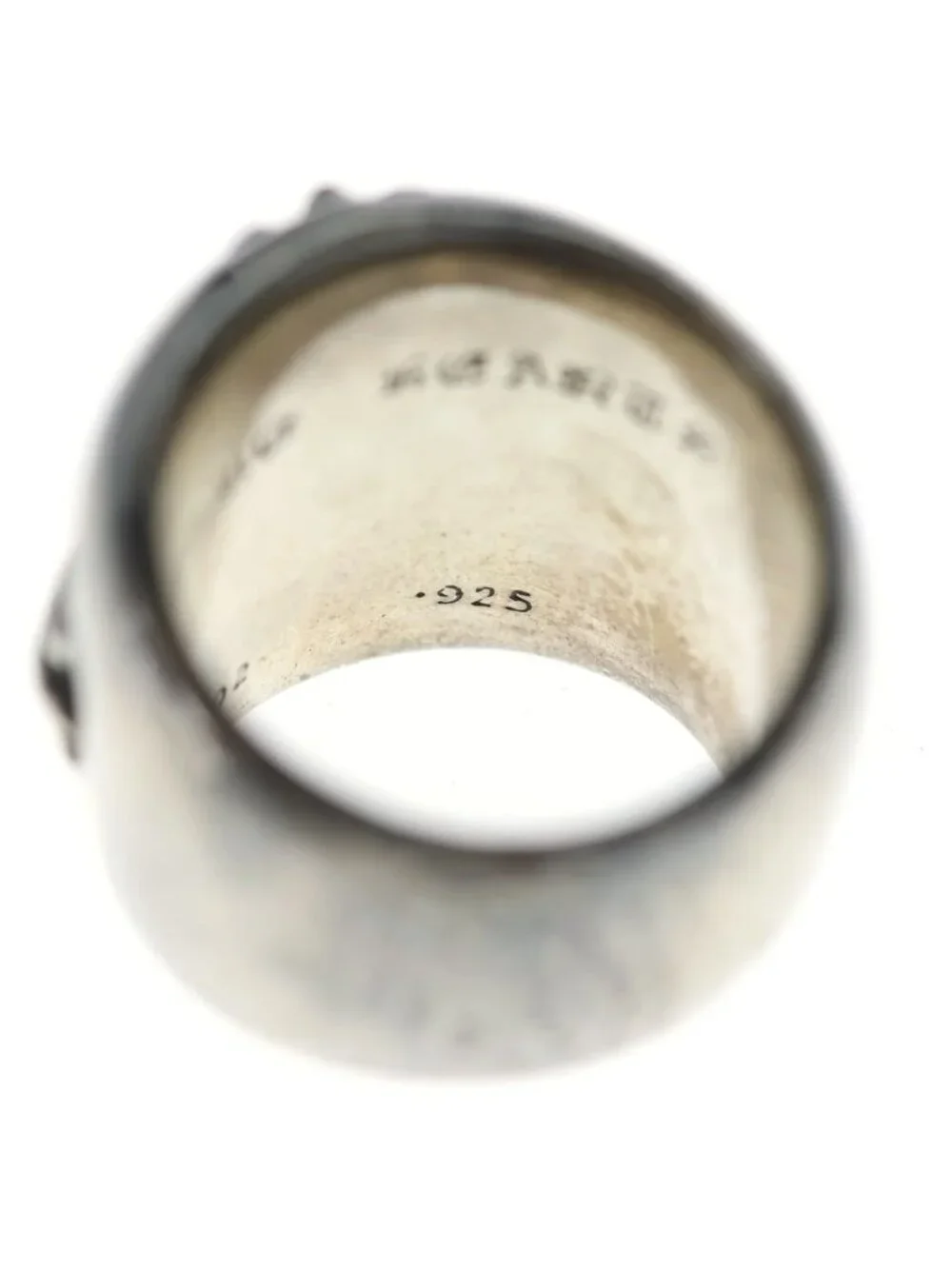 Chrome Hearts Classic Oval Cross Ring Silver
